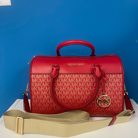 Michael Kors Red Women's Bag - Picture 2 of 6